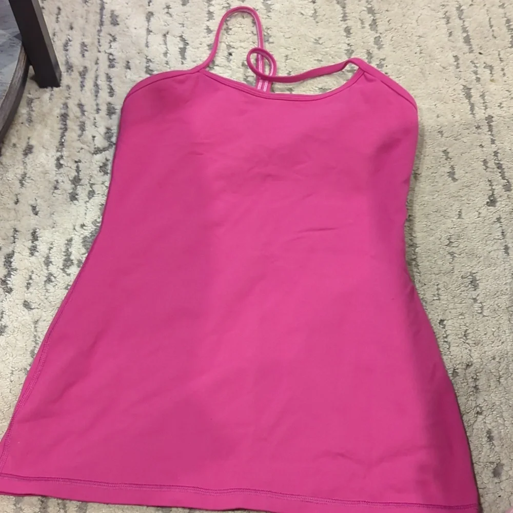 Lululemon Power Y Tank *Luon Raspberry - Picture 6 of 8